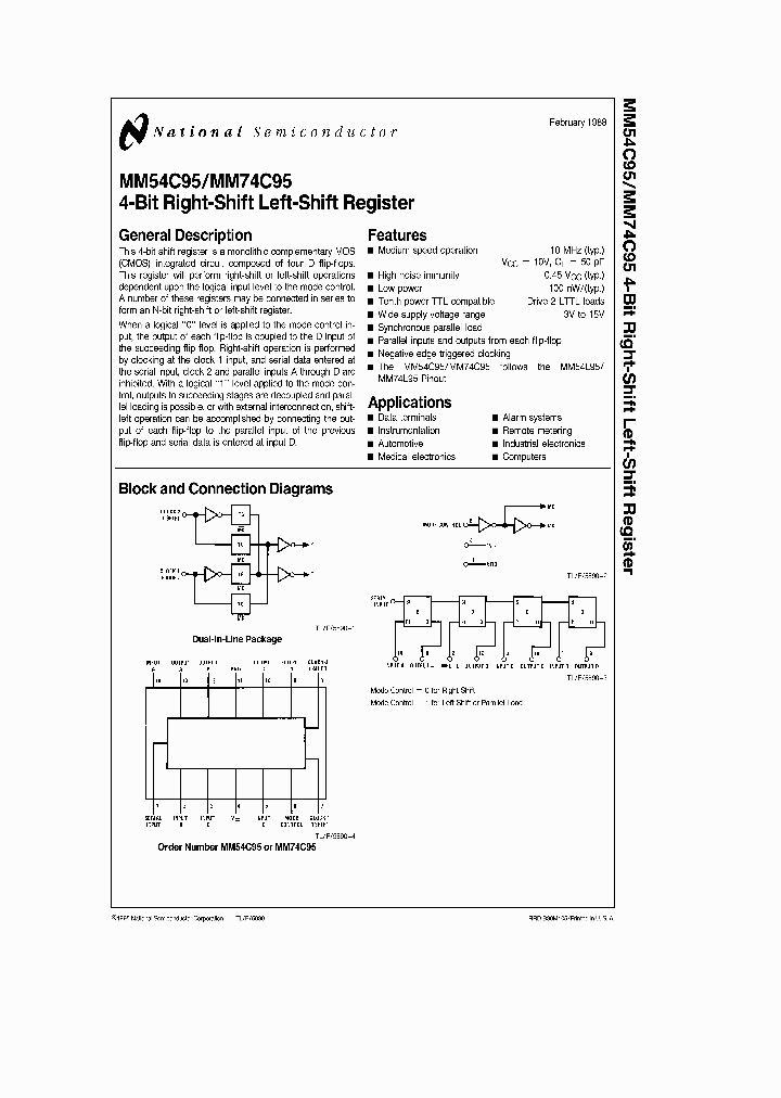 MM54C95_233985.PDF Datasheet
