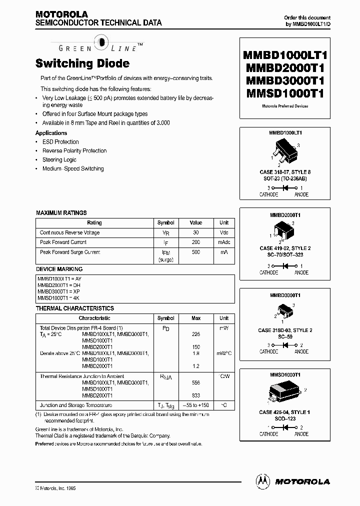 MMBD3000T1_234369.PDF Datasheet