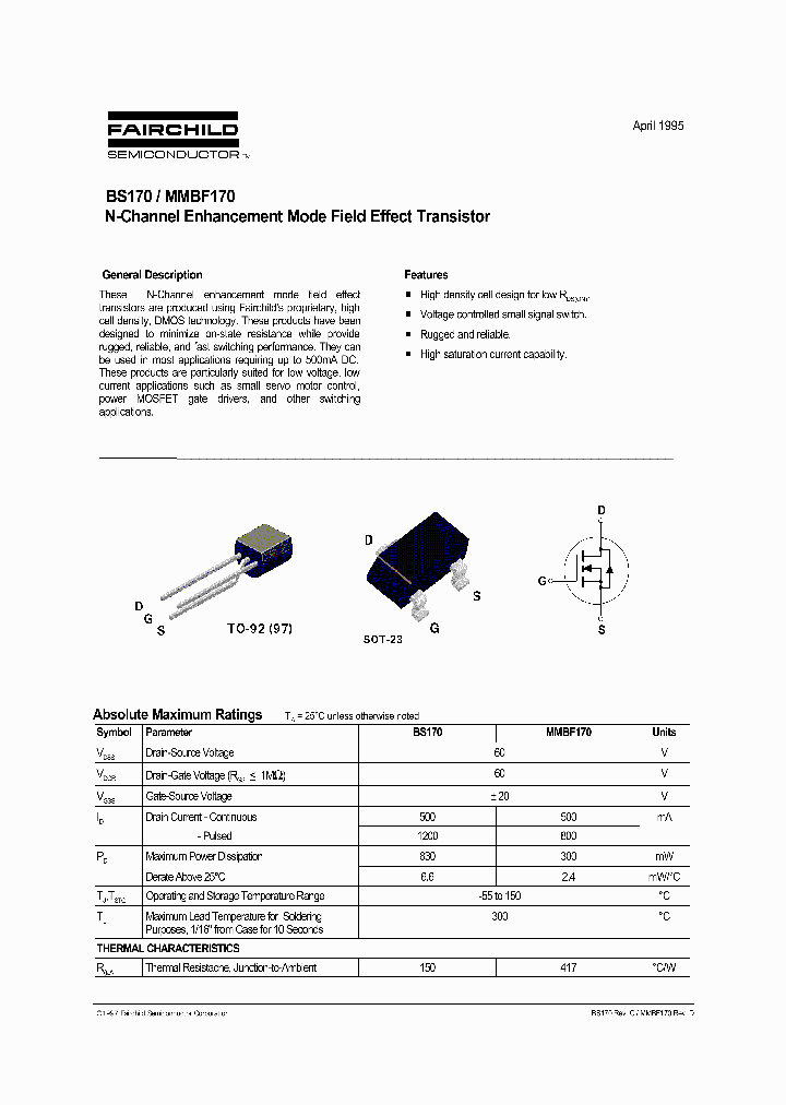 MMBF170_266342.PDF Datasheet
