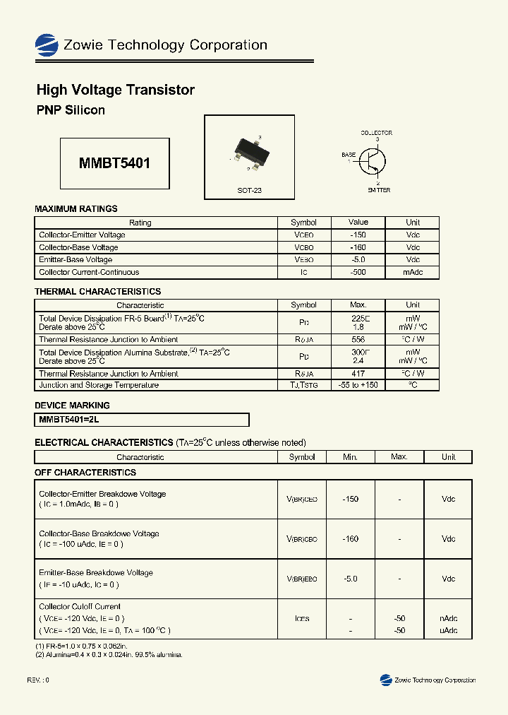 MMBT5401_263192.PDF Datasheet