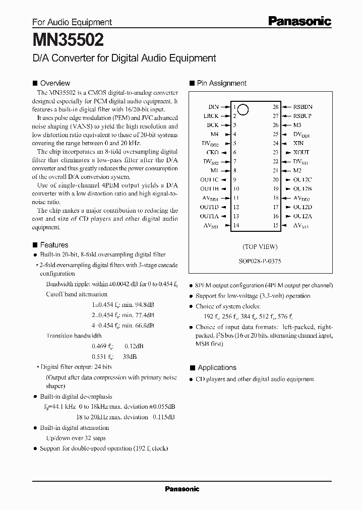 MN35502_262579.PDF Datasheet