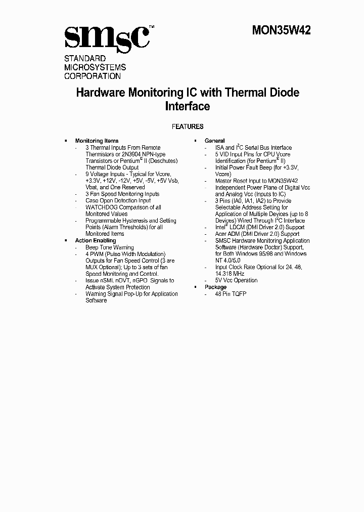 MON35W42_239705.PDF Datasheet