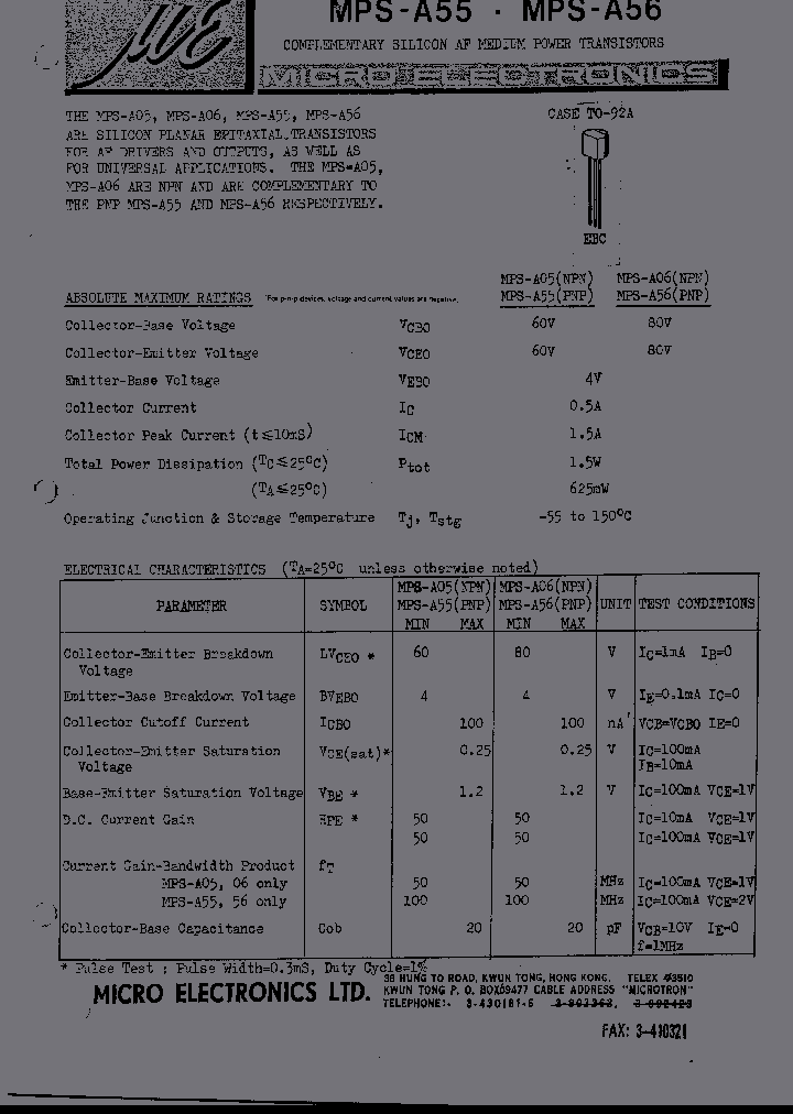 MPS-A05_225277.PDF Datasheet