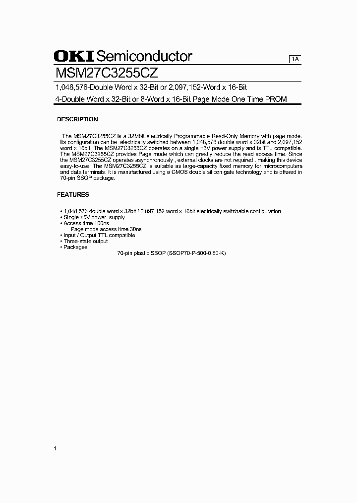 MSM27C3255CZ_32817.PDF Datasheet
