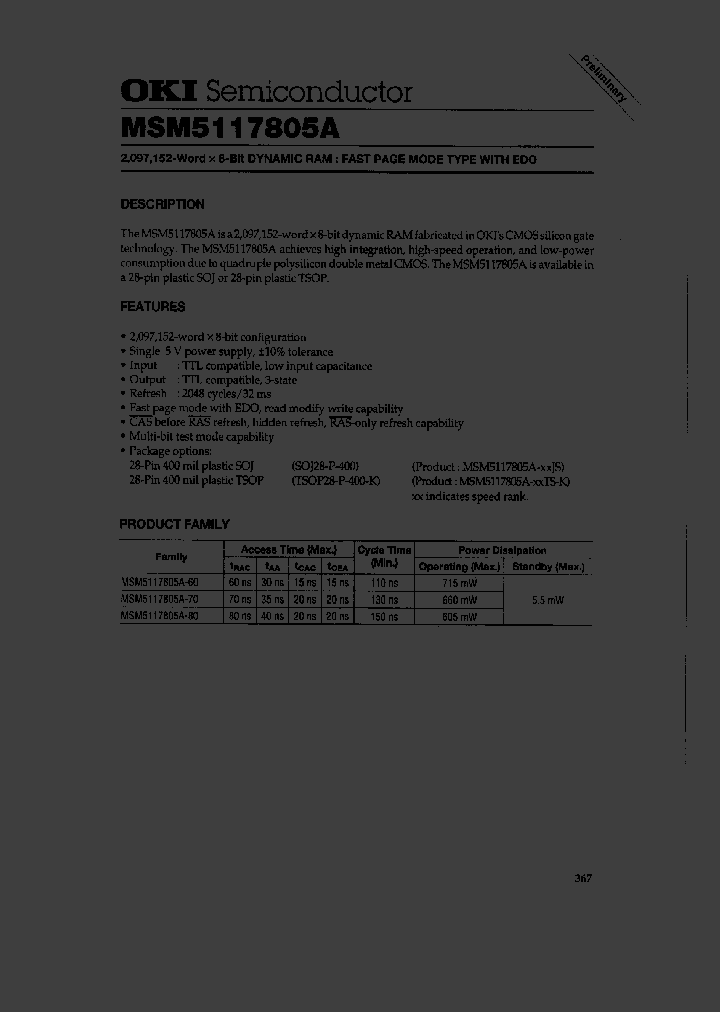 MSM5117805A_261024.PDF Datasheet