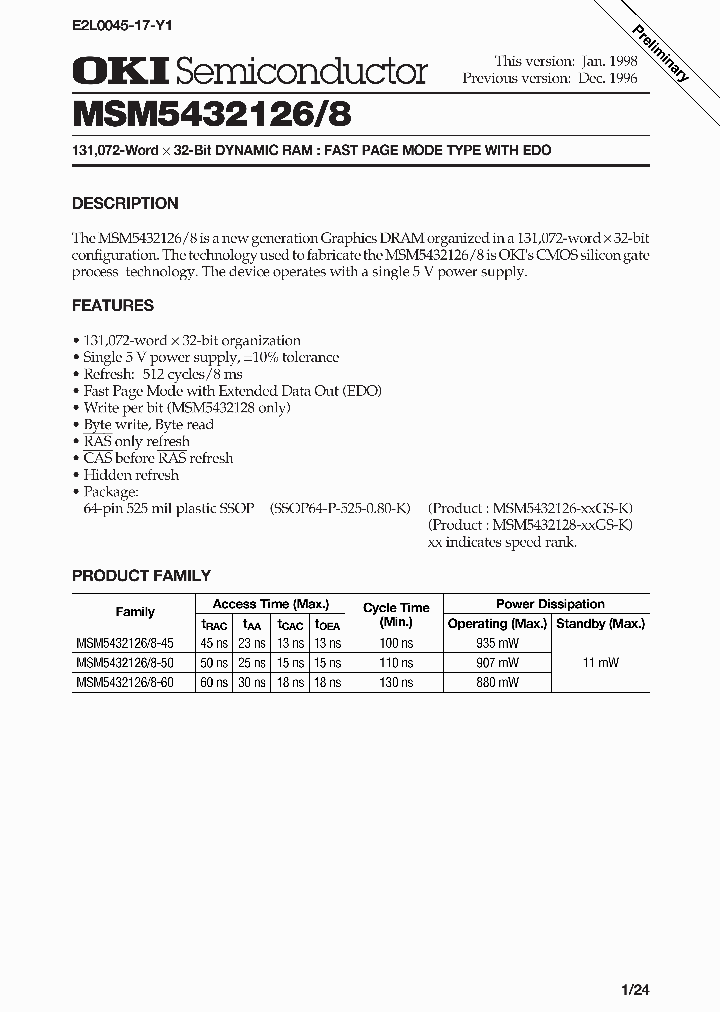 MSM5432126_221871.PDF Datasheet