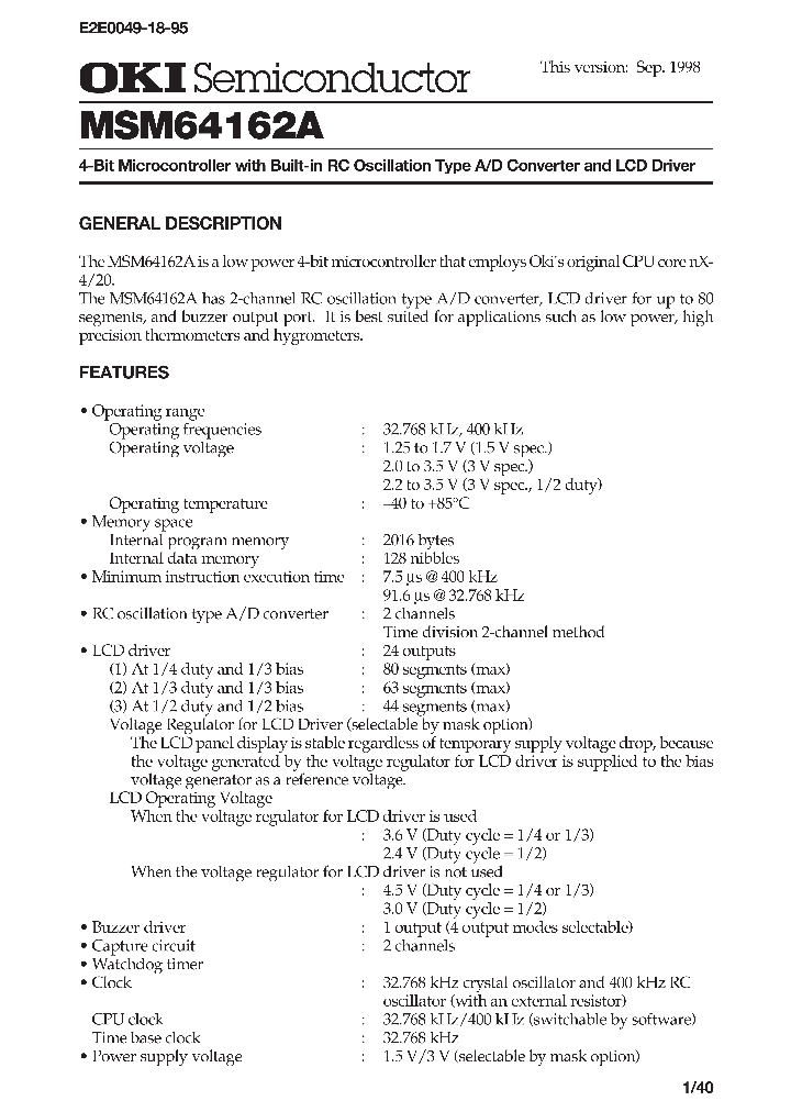 MSM64162A_232712.PDF Datasheet