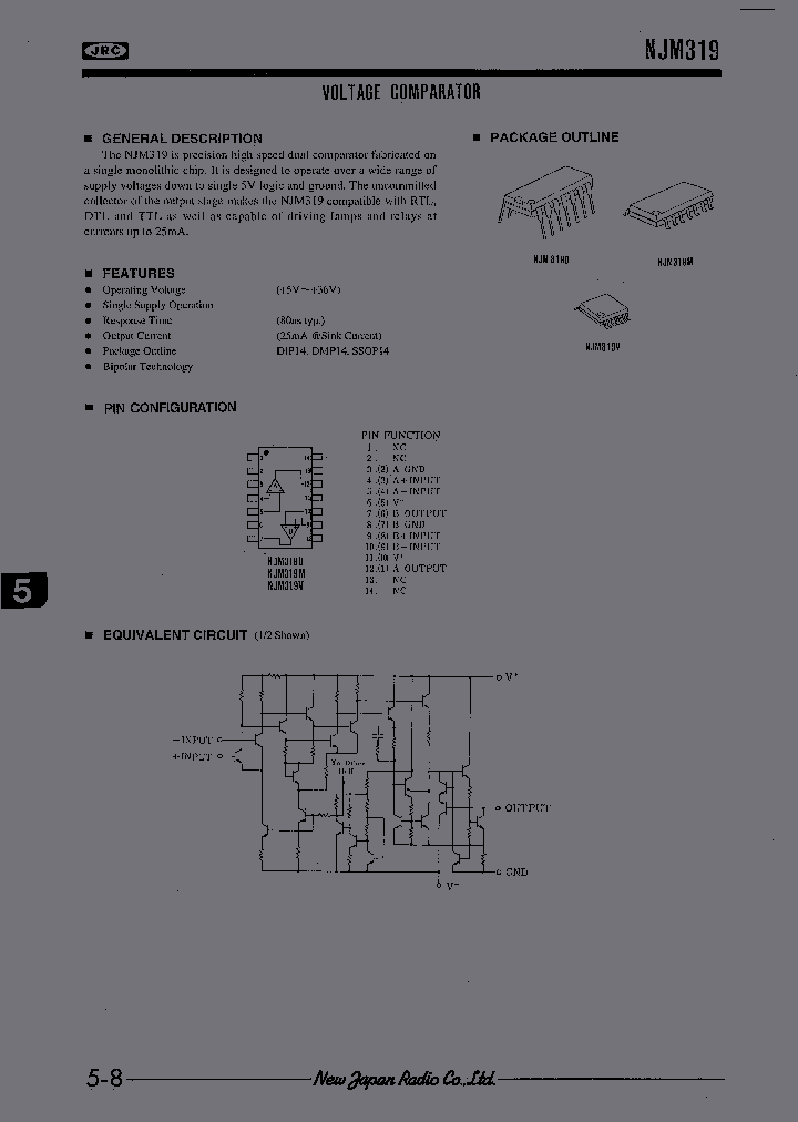 NJM319_247328.PDF Datasheet