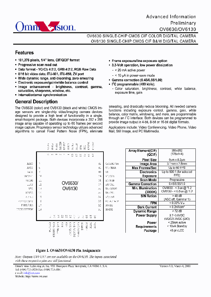 OV6130_238703.PDF Datasheet