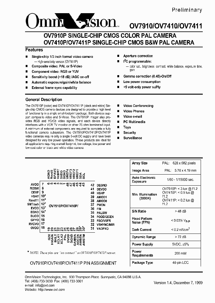 OV7910P_241739.PDF Datasheet