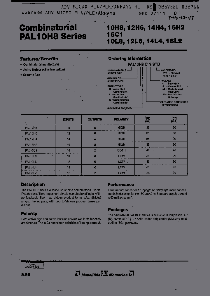 PAL10H2CJSTD_239201.PDF Datasheet