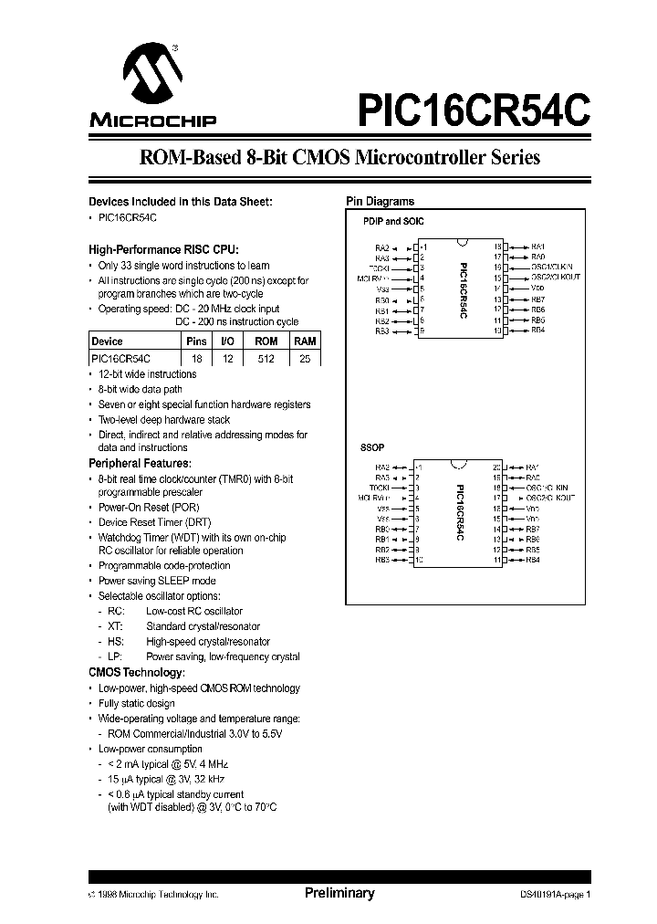 PIC16C55A-04P_239151.PDF Datasheet
