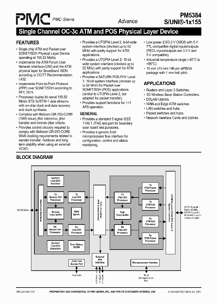 PM5384_255793.PDF Datasheet