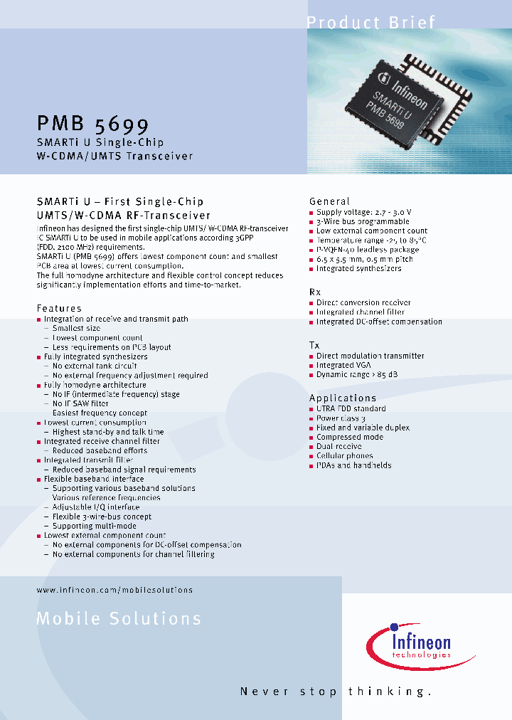 PMB5699_244468.PDF Datasheet