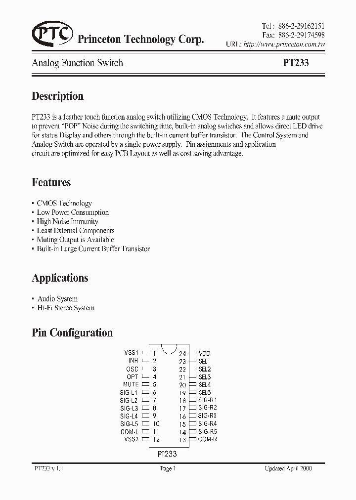 PT233_223022.PDF Datasheet