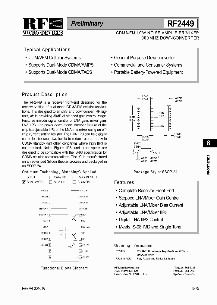 RF2449_245634.PDF Datasheet