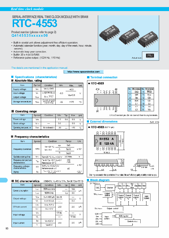 RTC-4553_233933.PDF Datasheet