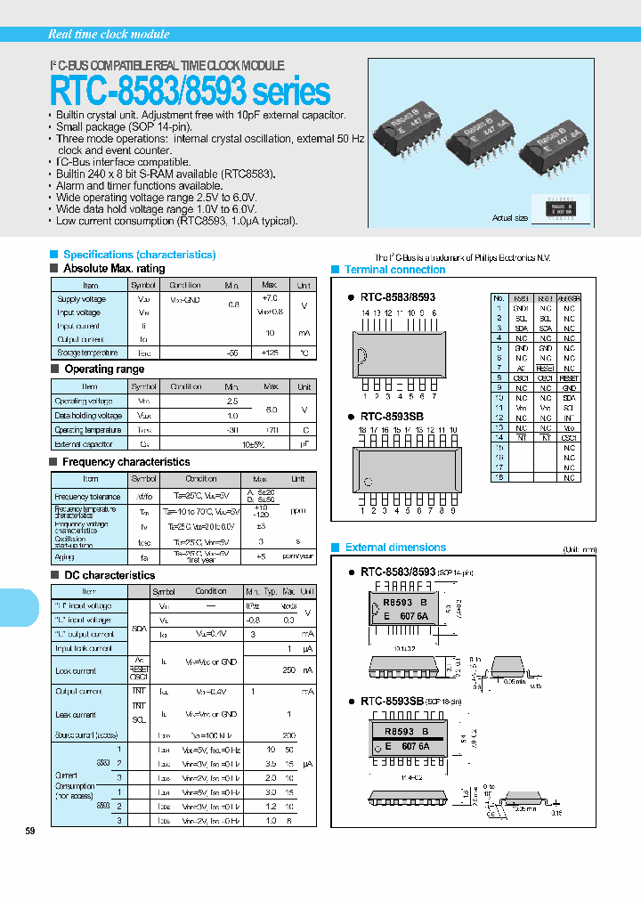 RTC8583_234372.PDF Datasheet