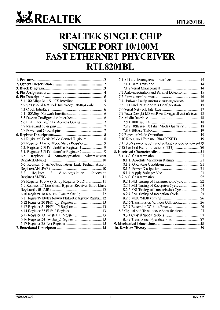 RTL8201_248606.PDF Datasheet