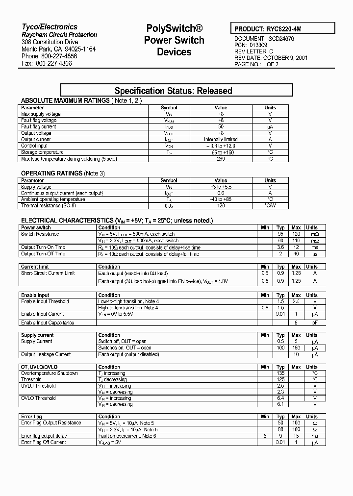 RYC8220-1M_260052.PDF Datasheet