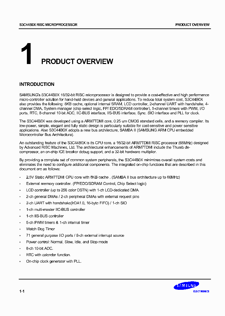 S3C44B0X_263566.PDF Datasheet