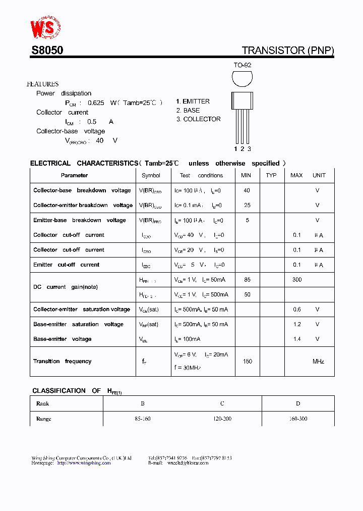 S8050_260102.PDF Datasheet