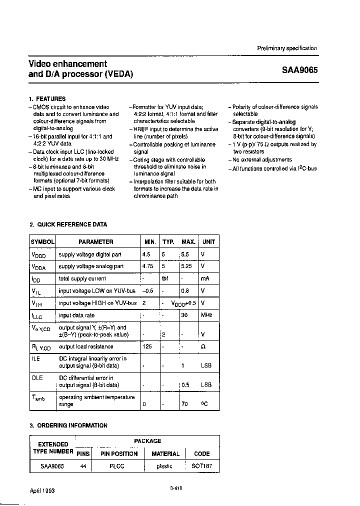 SAA9065_221671.PDF Datasheet