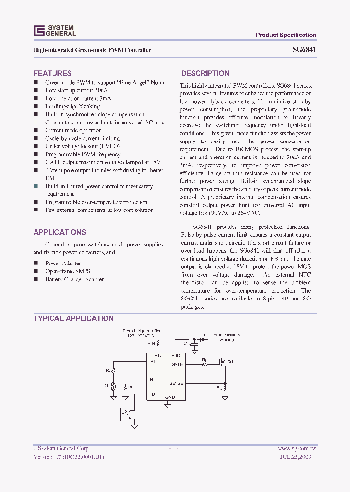 SG6841D_222442.PDF Datasheet