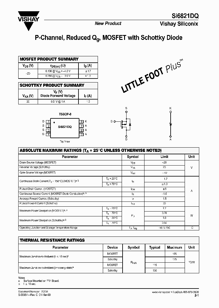 SI6821DQ_257535.PDF Datasheet