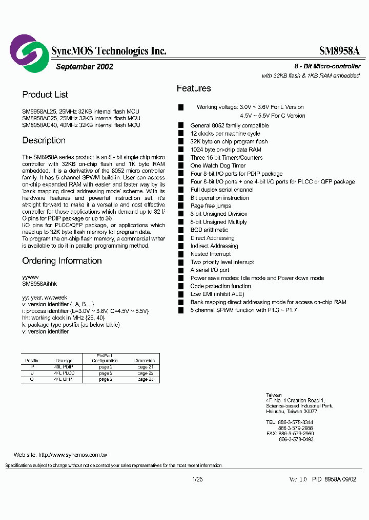 SM8958AC25_250565.PDF Datasheet
