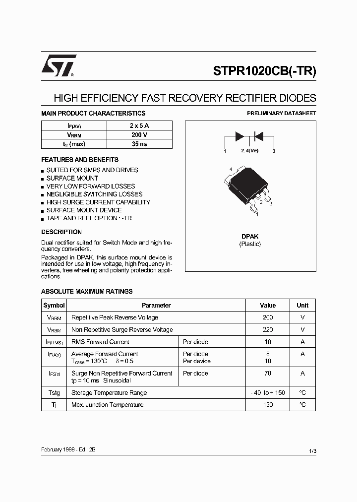 STPR1020C_223849.PDF Datasheet