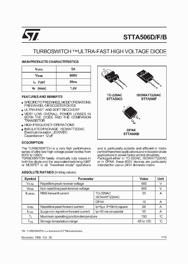 STTA506_232549.PDF Datasheet