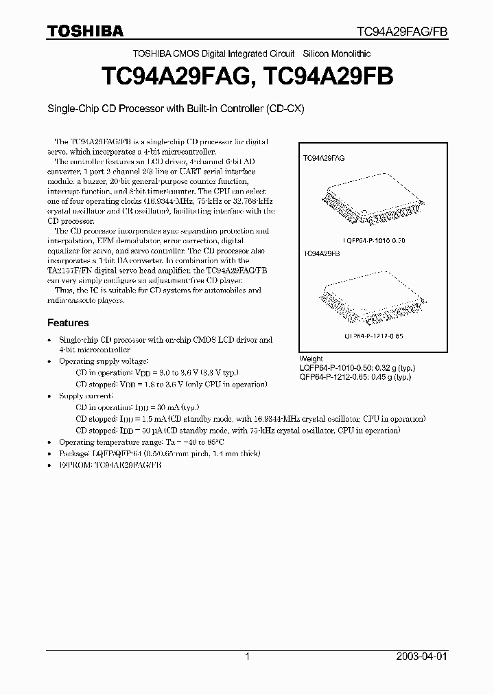 TC94A29FAG_241489.PDF Datasheet
