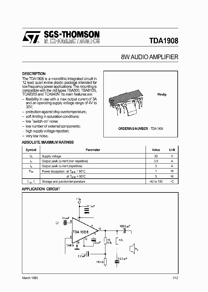 TDA1908_204296.PDF Datasheet
