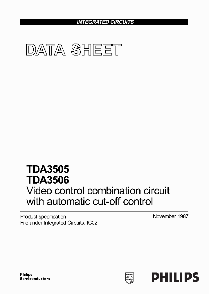 TDA3505_235416.PDF Datasheet