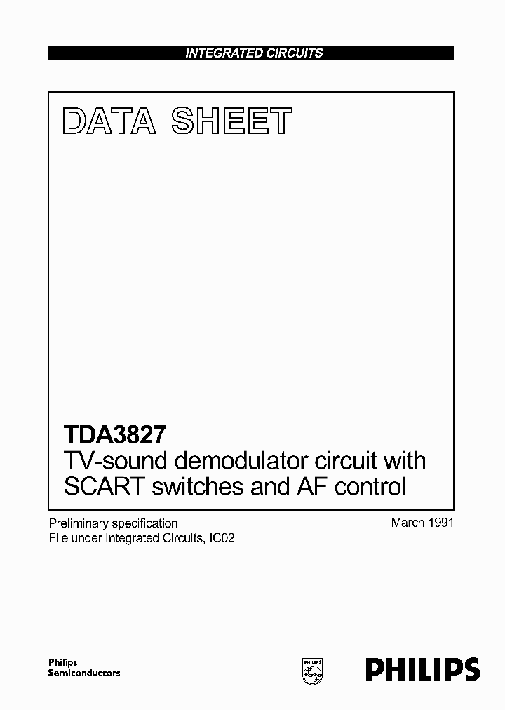 TDA3827_223426.PDF Datasheet
