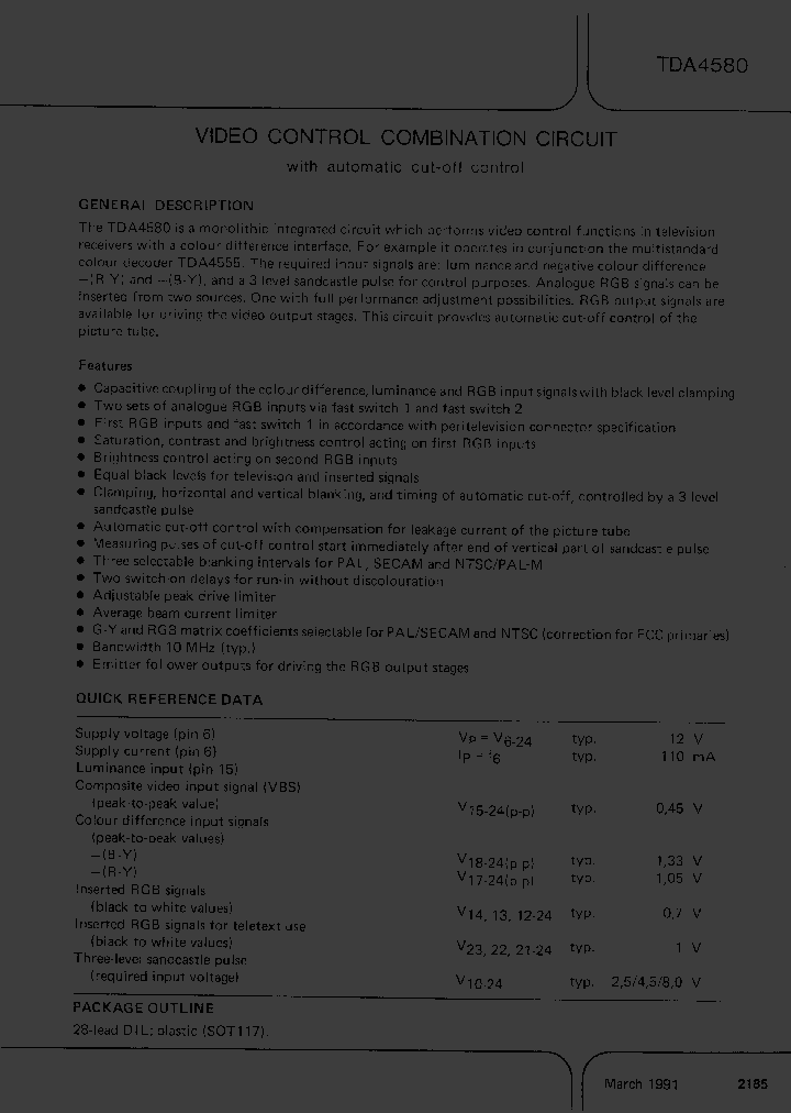 TDA4580_234182.PDF Datasheet
