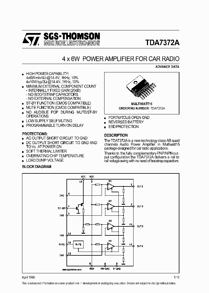 TDA7372A_246422.PDF Datasheet