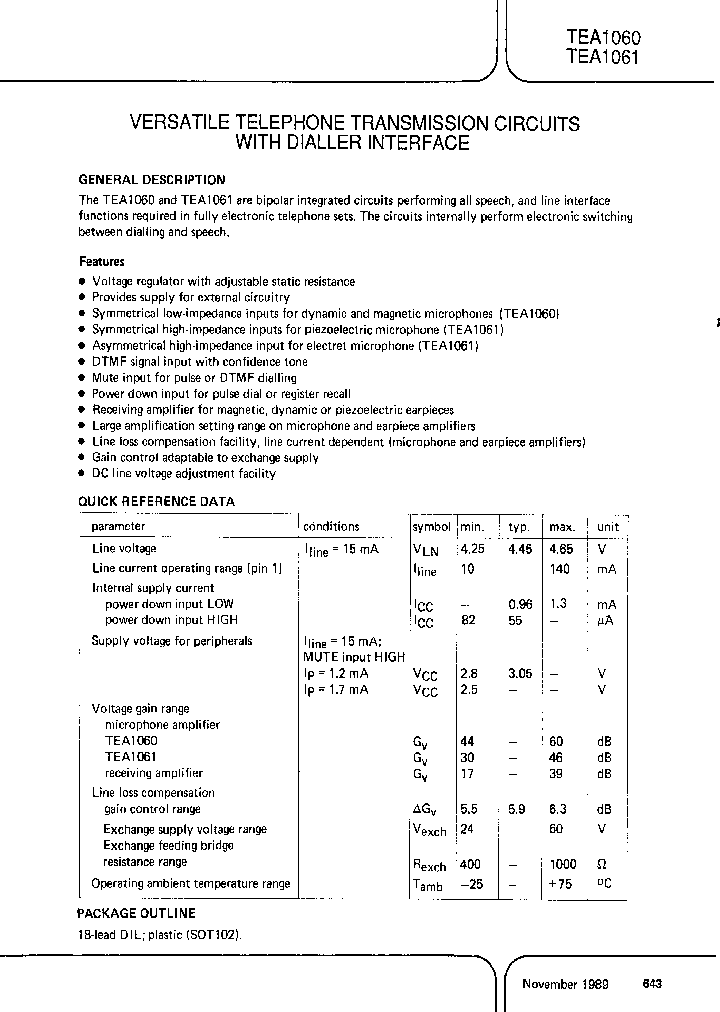 TEA1061_236992.PDF Datasheet