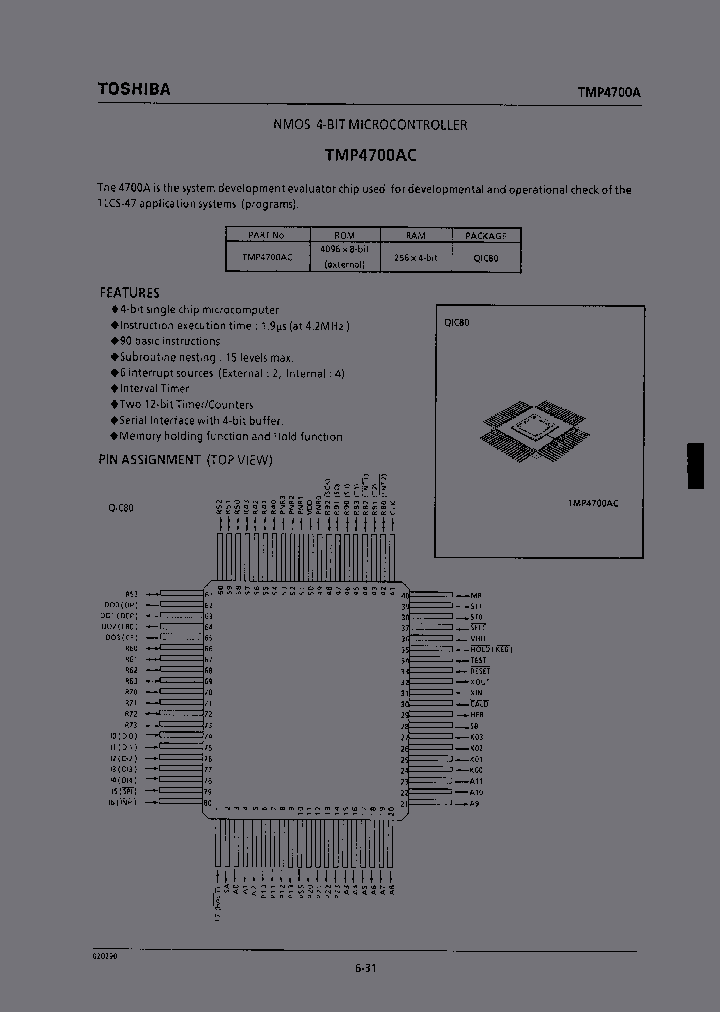 TMP4700AC_256369.PDF Datasheet