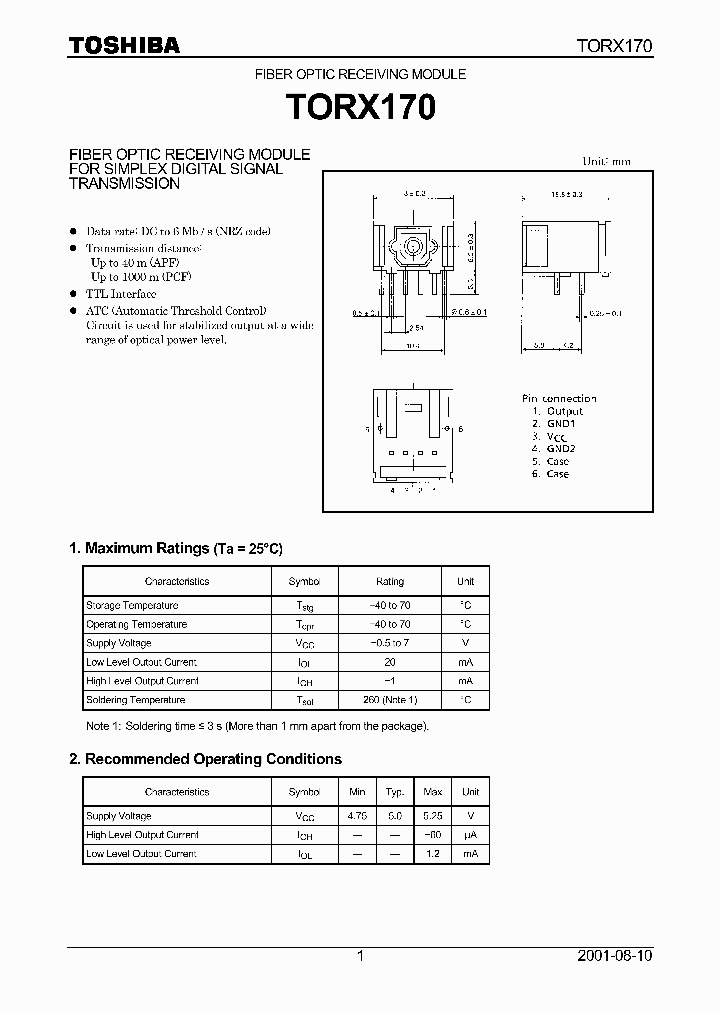TORX170_244260.PDF Datasheet