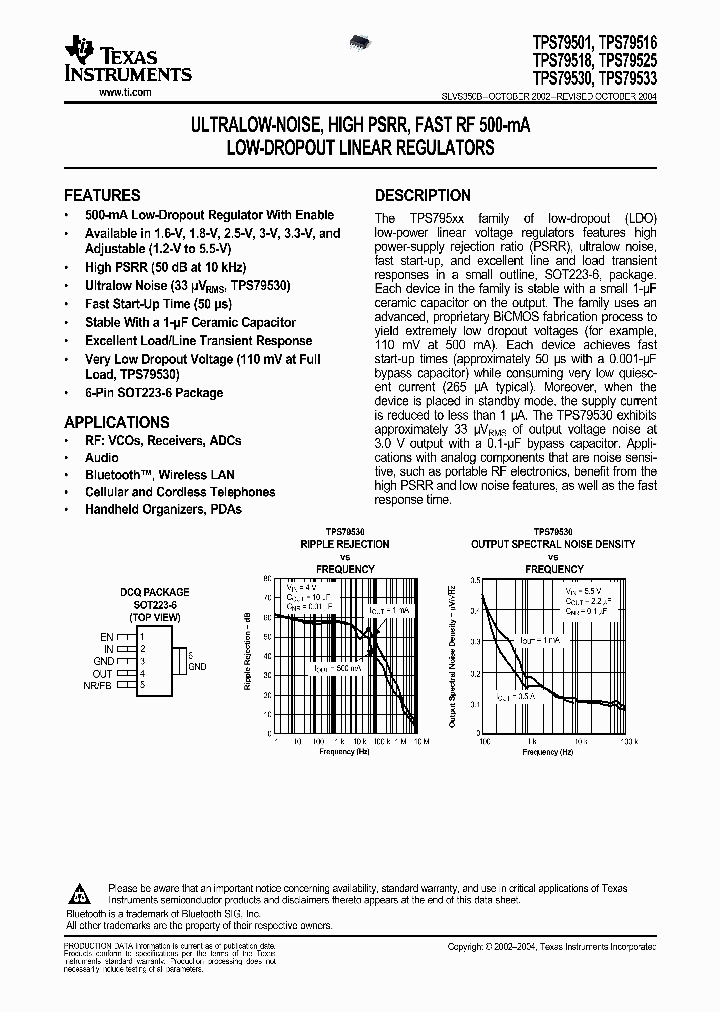 TPS79501_254795.PDF Datasheet