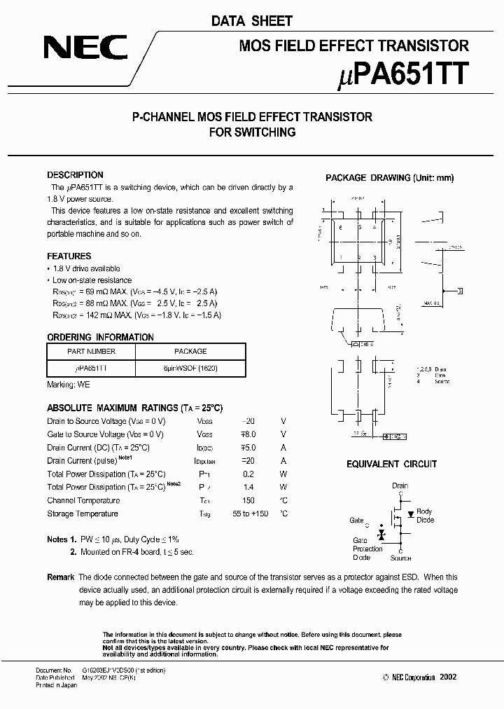 UPA651TT_204597.PDF Datasheet