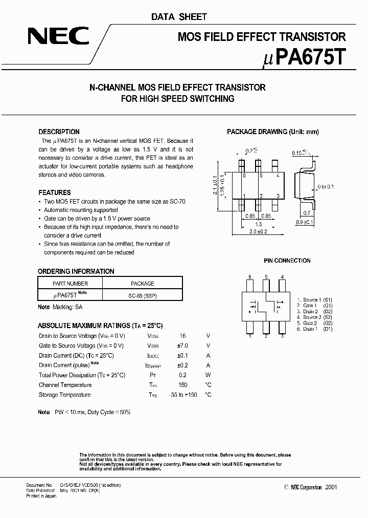 UPA675T_204602.PDF Datasheet