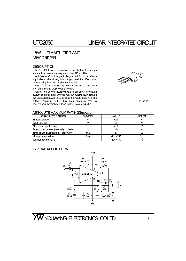 UTC2030_222116.PDF Datasheet