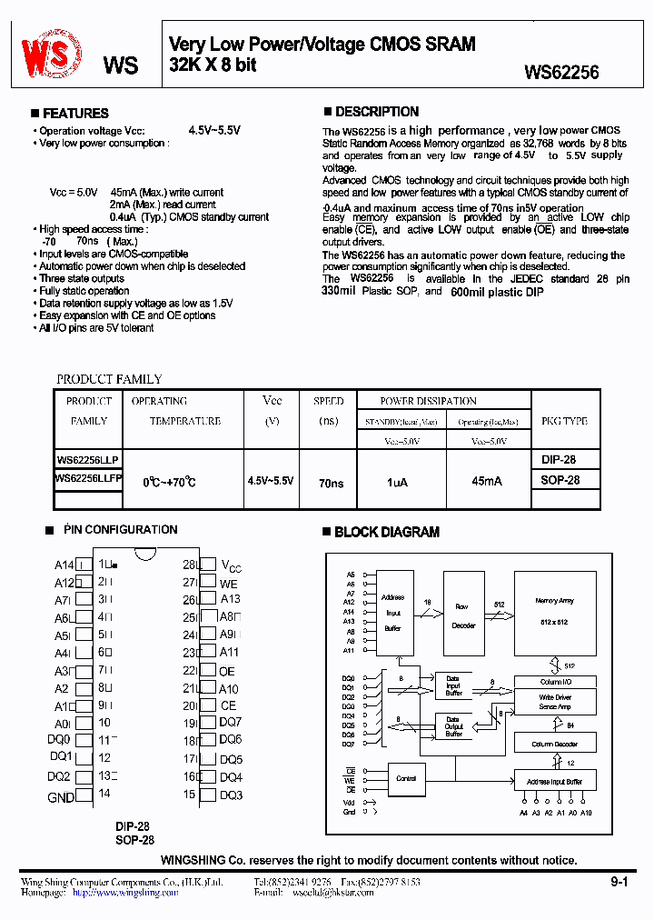 WS62256_242634.PDF Datasheet