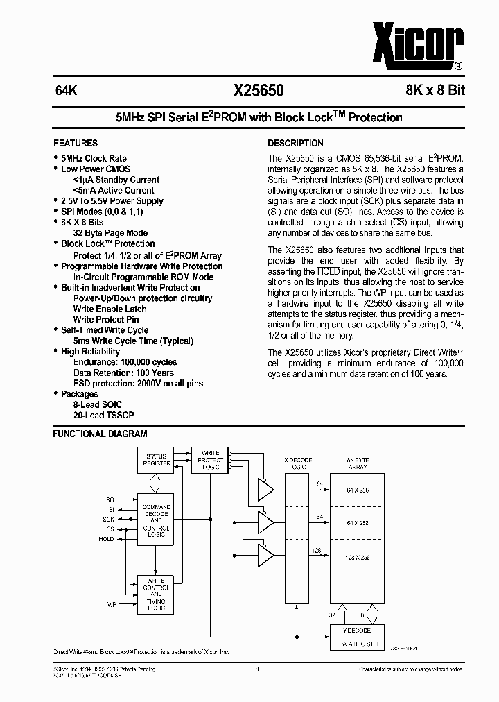 X25650_269707.PDF Datasheet