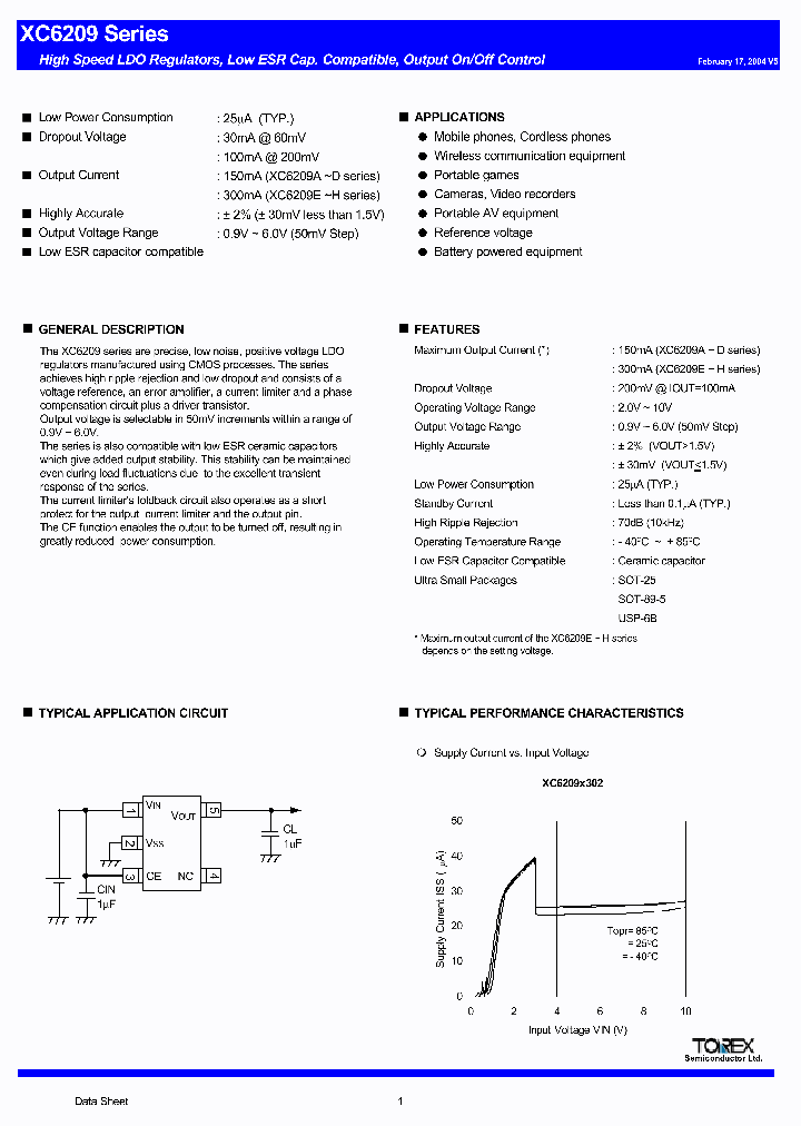 XC6209_255861.PDF Datasheet