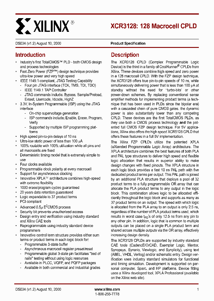 XCR3128_236363.PDF Datasheet