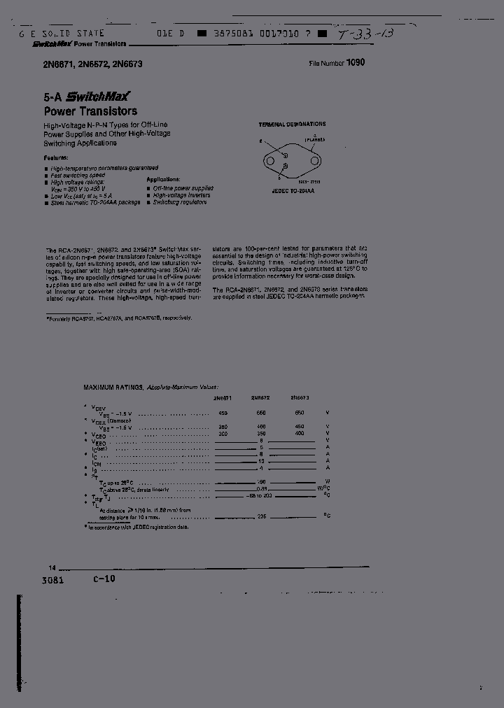 2N6671_203125.PDF Datasheet